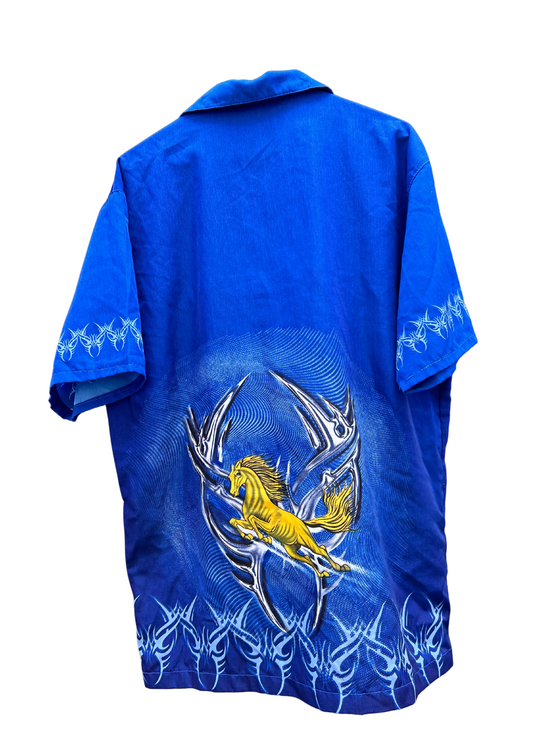 Chemise tribal horses
