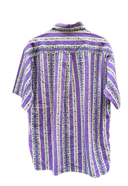 Chemise viola stripe