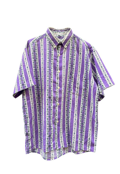 Chemise viola stripe