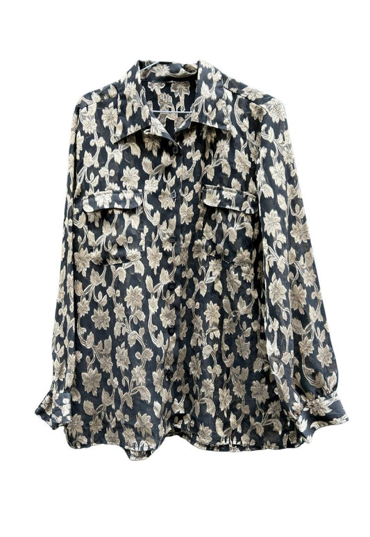 Chemise transparente golden