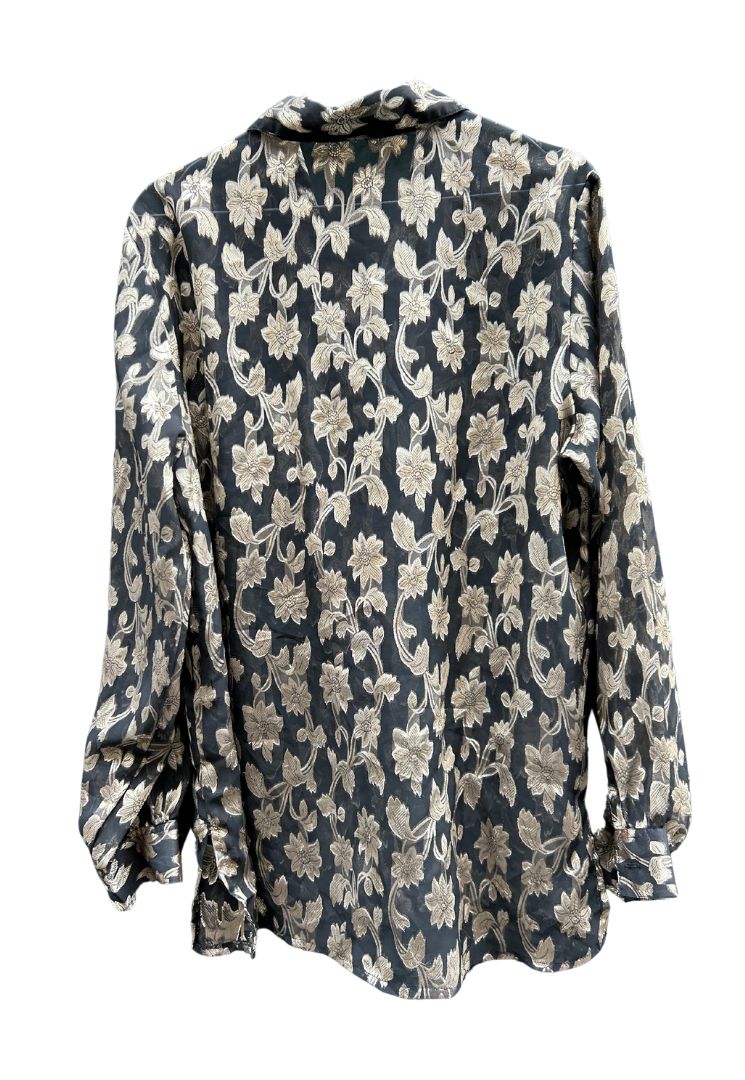Chemise transparente golden