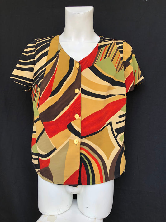 Chemise red jungle