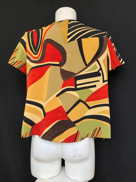 Chemise red jungle
