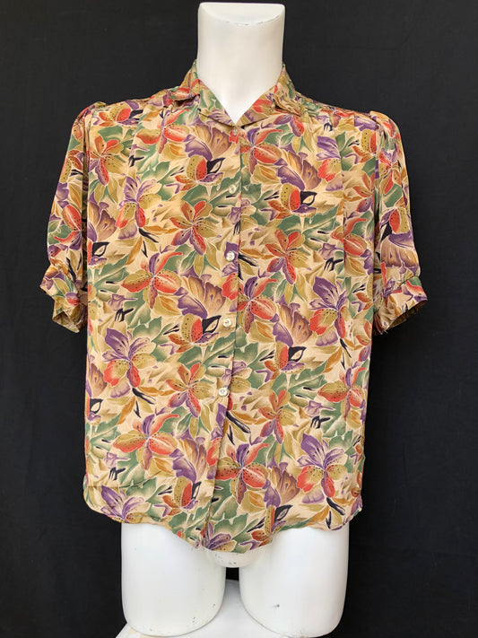 Chemise tutti feuilles