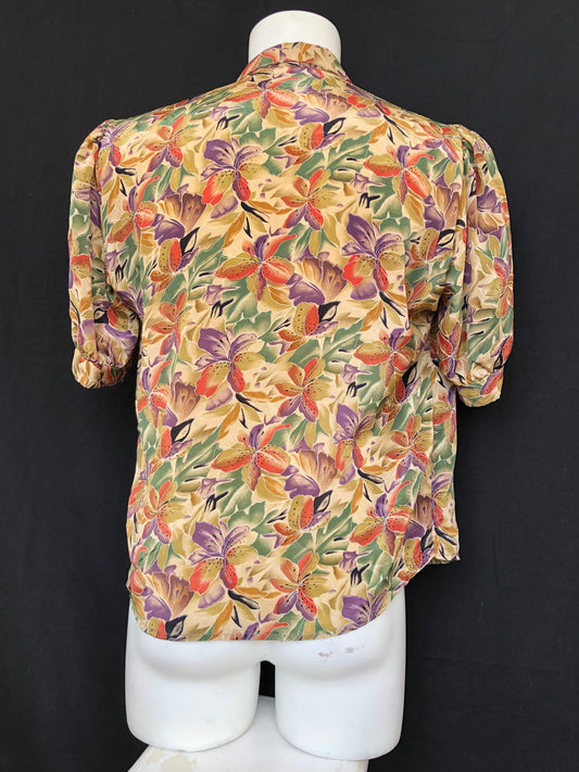 Chemise tutti feuilles