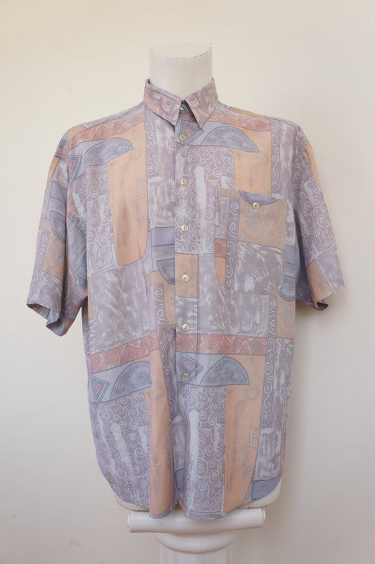 Chemise gris pastel
