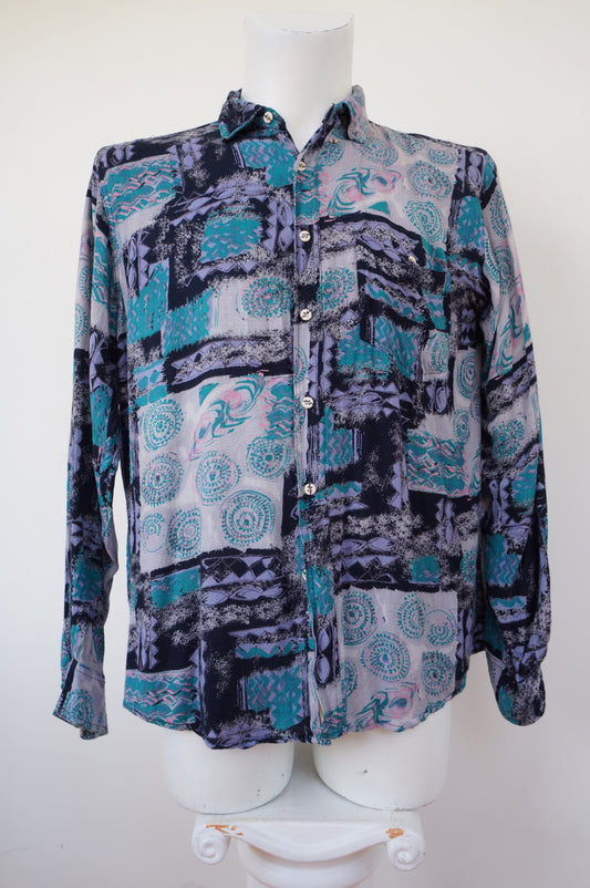 Chemise azur