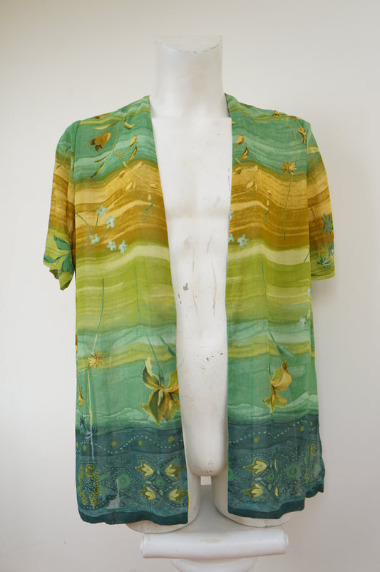 Chemise doux vert