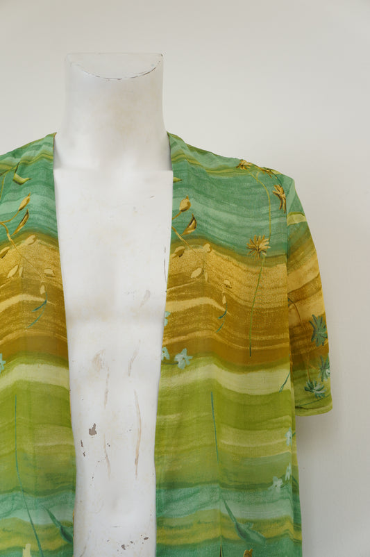 Chemise doux vert