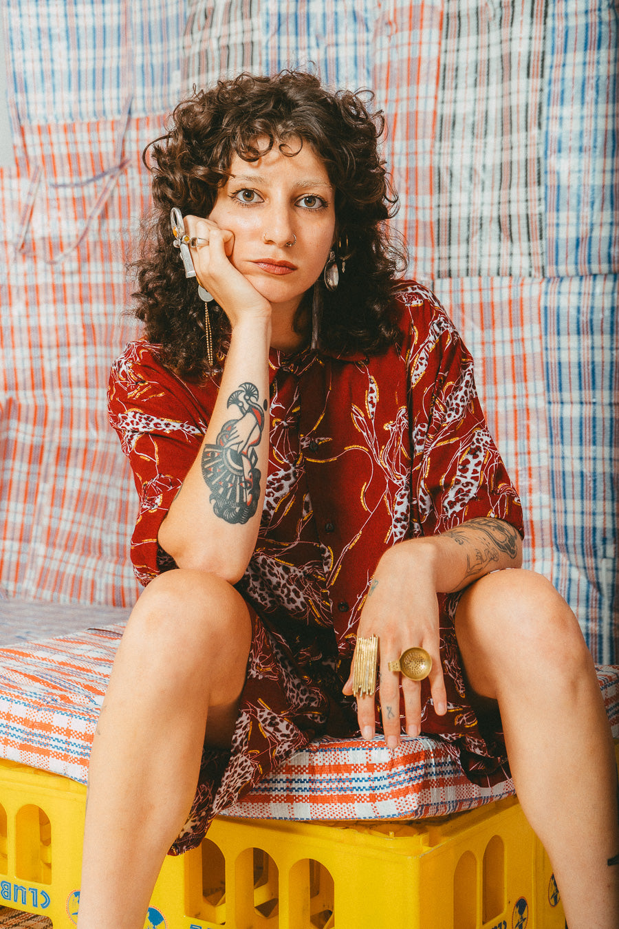 Chemise léo rouge • La Blédarde x La Chemise Club Studio