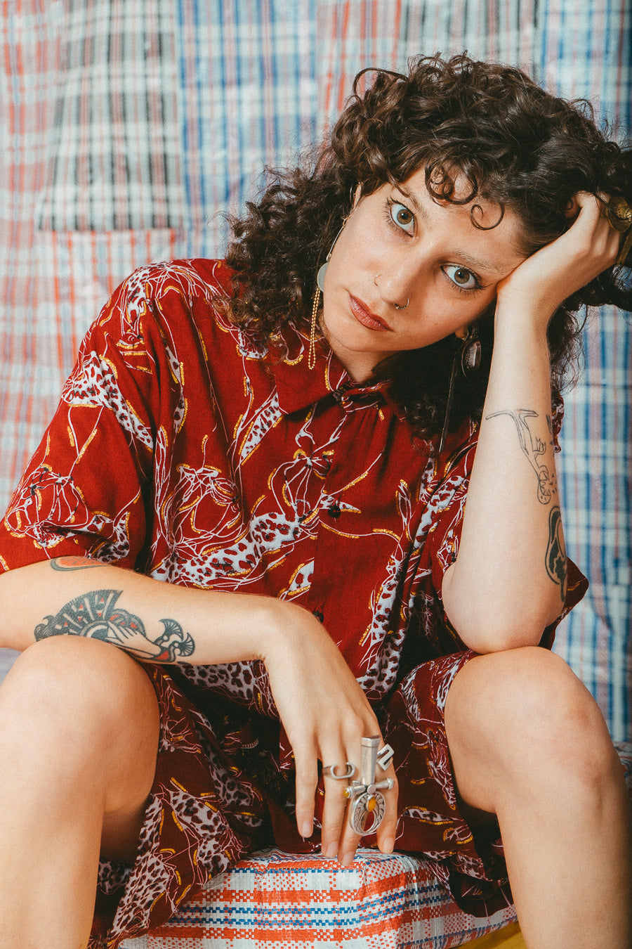 Chemise léo rouge • La Blédarde x La Chemise Club Studio