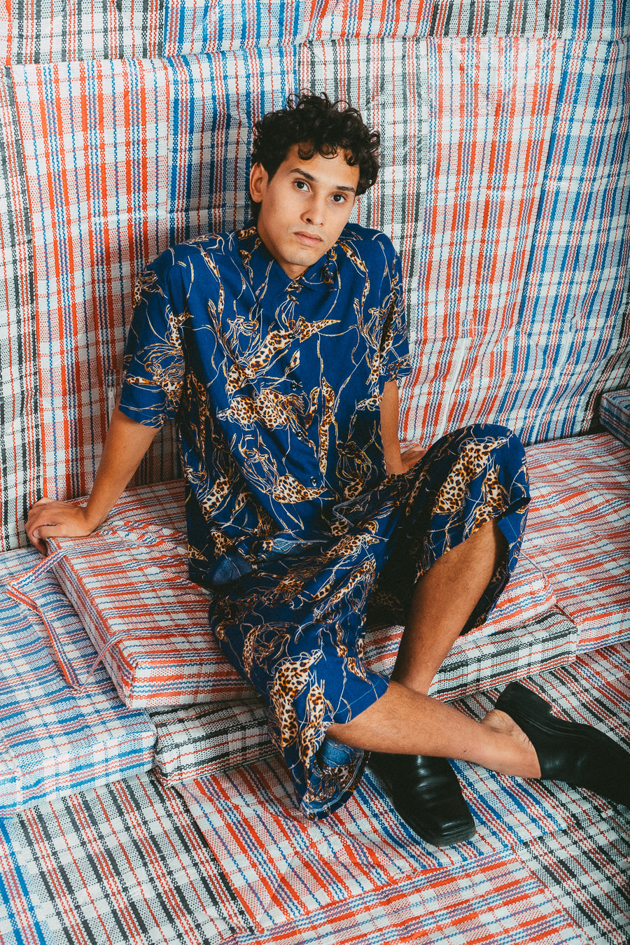 Chemise léo bleu • La Blédarde x La Chemise Club Studio