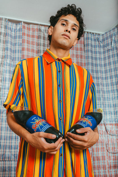 Bermuda long couleurs primairs • La Blédarde x La Chemise Club Studio