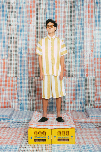 Bermuda long doré • La Blédarde x La Chemise Club Studio