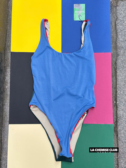 Maillot réversible Bleu/Rouge • La Chemise Club Studio