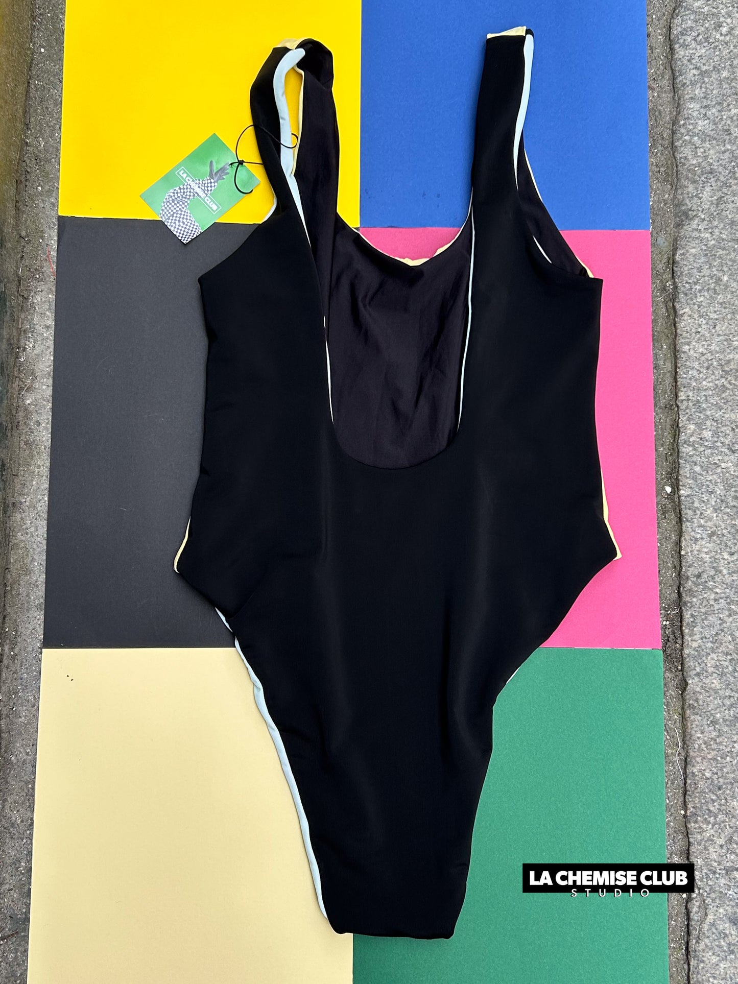 Maillot réversible Butter/Ciel • La Chemise Club Studio