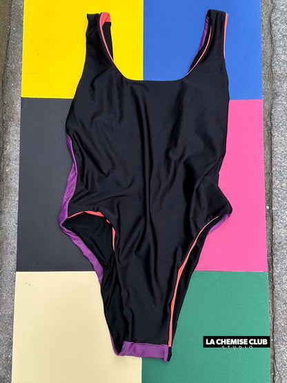 Maillot réversible Orange/Noir • La Chemise Club Studio