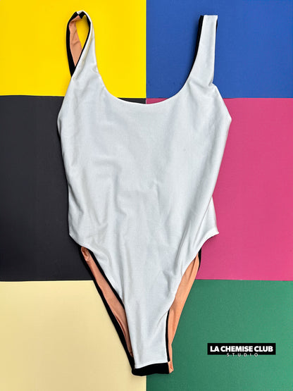 Maillot réversible Black/White • La Chemise Club Studio