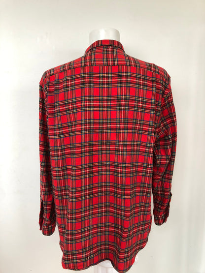 Chemise red wood