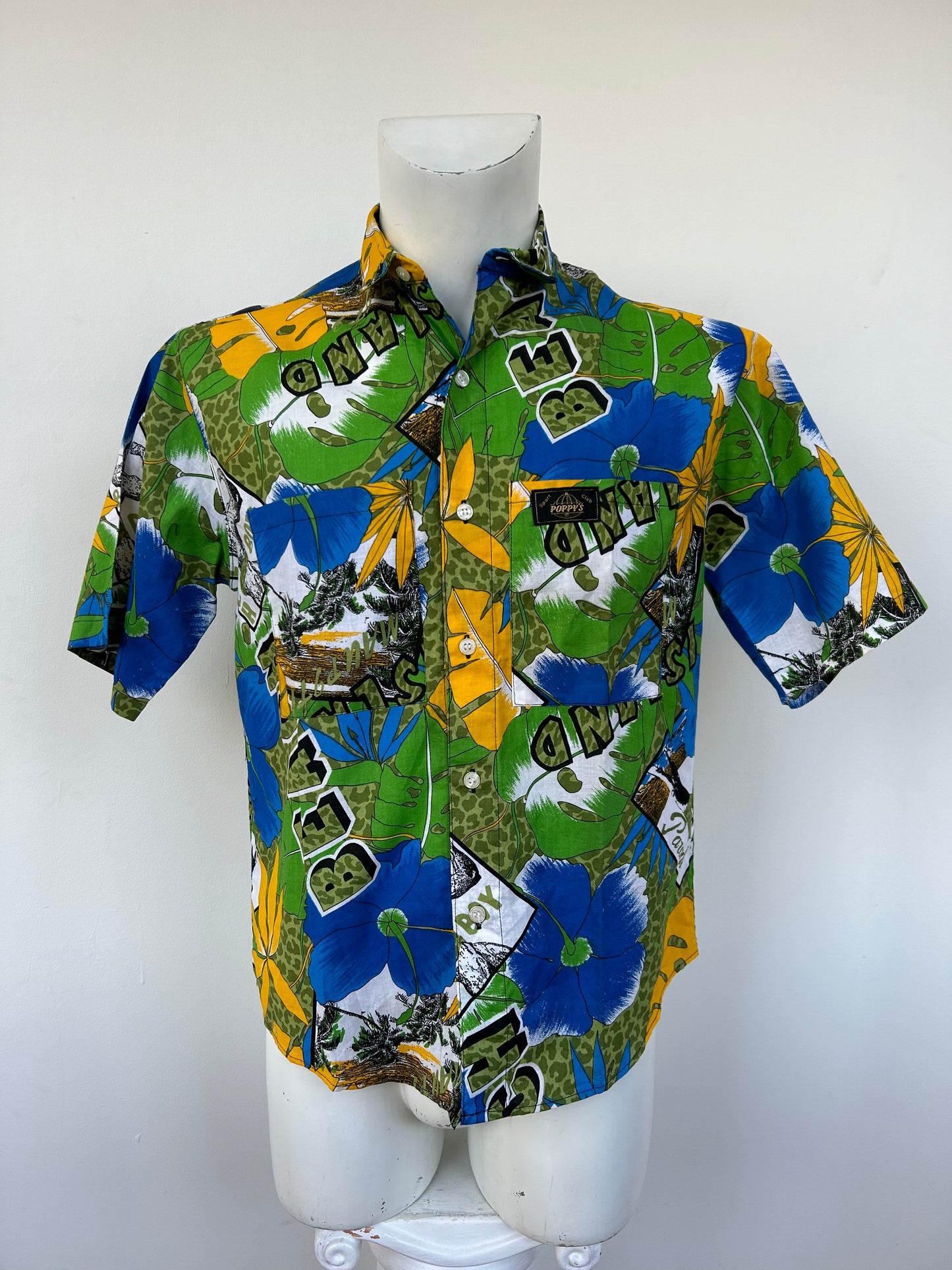 Chemise poppys green