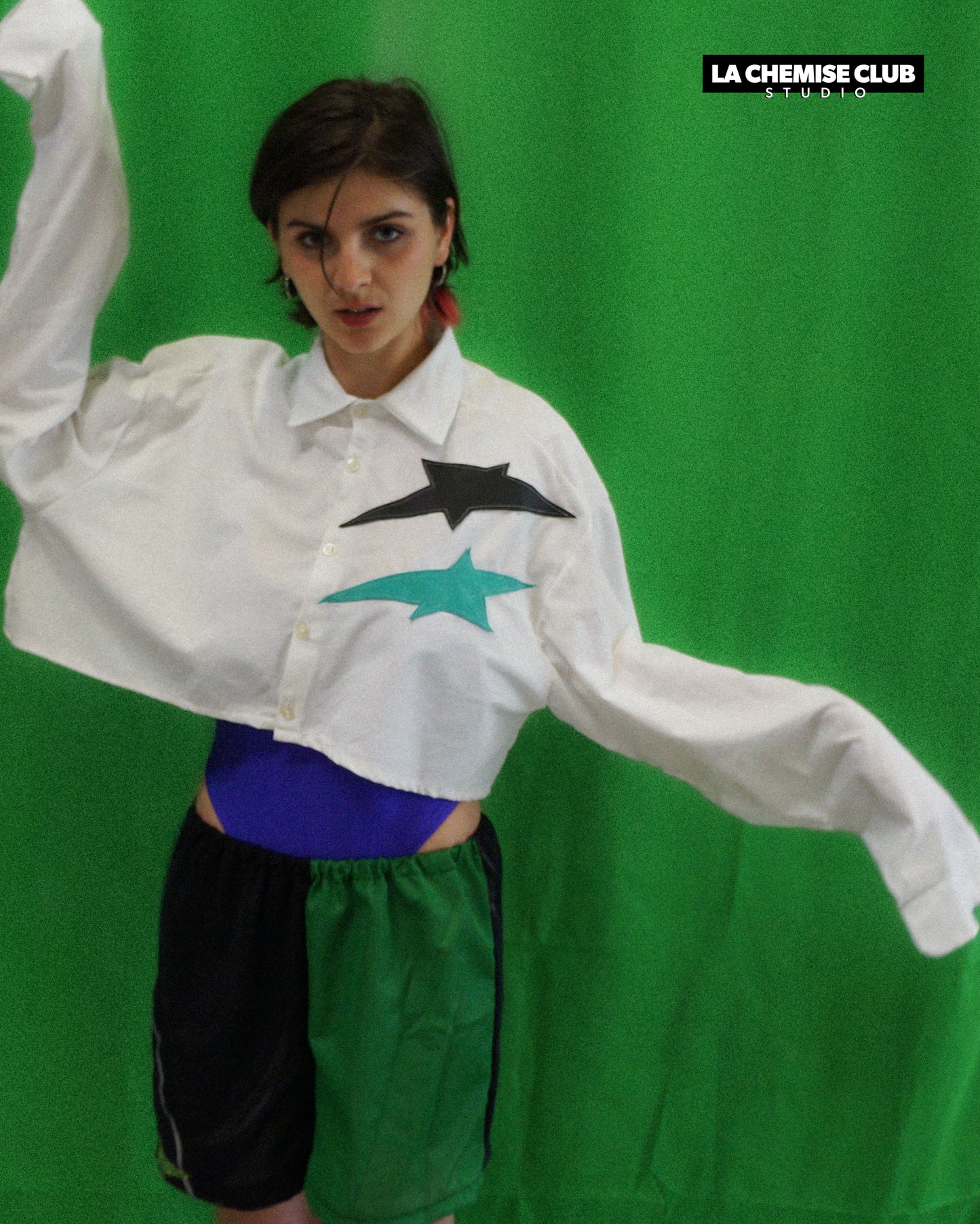 Crop étoiles · La Chemise Club Studio x Charlie Aubry