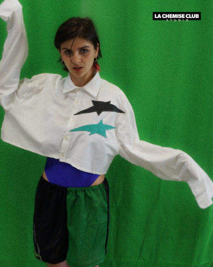 Crop étoiles · La Chemise Club Studio x Charlie Aubry