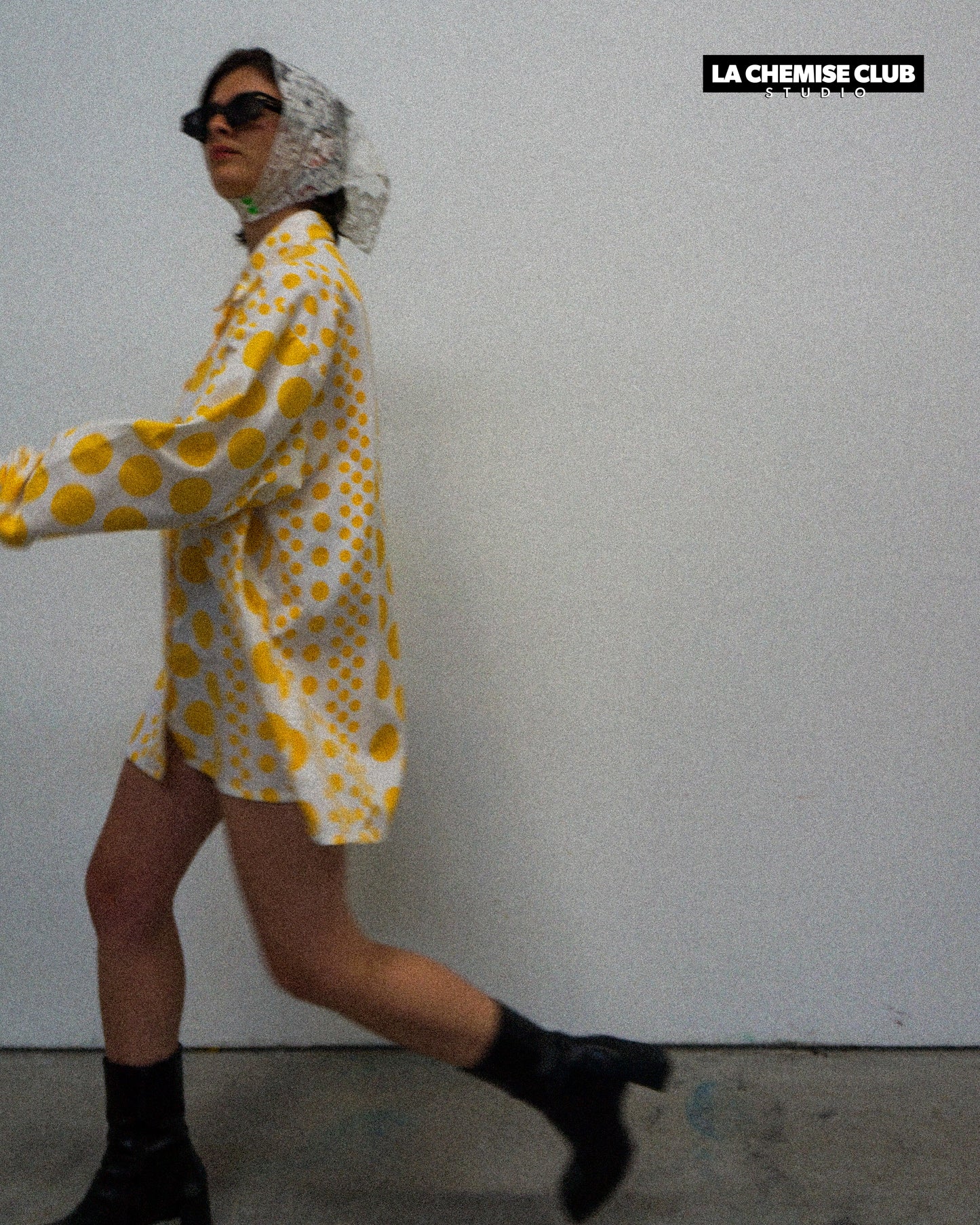 Pois jaunes 2 · La Chemise Club Studio x Charlie Aubry