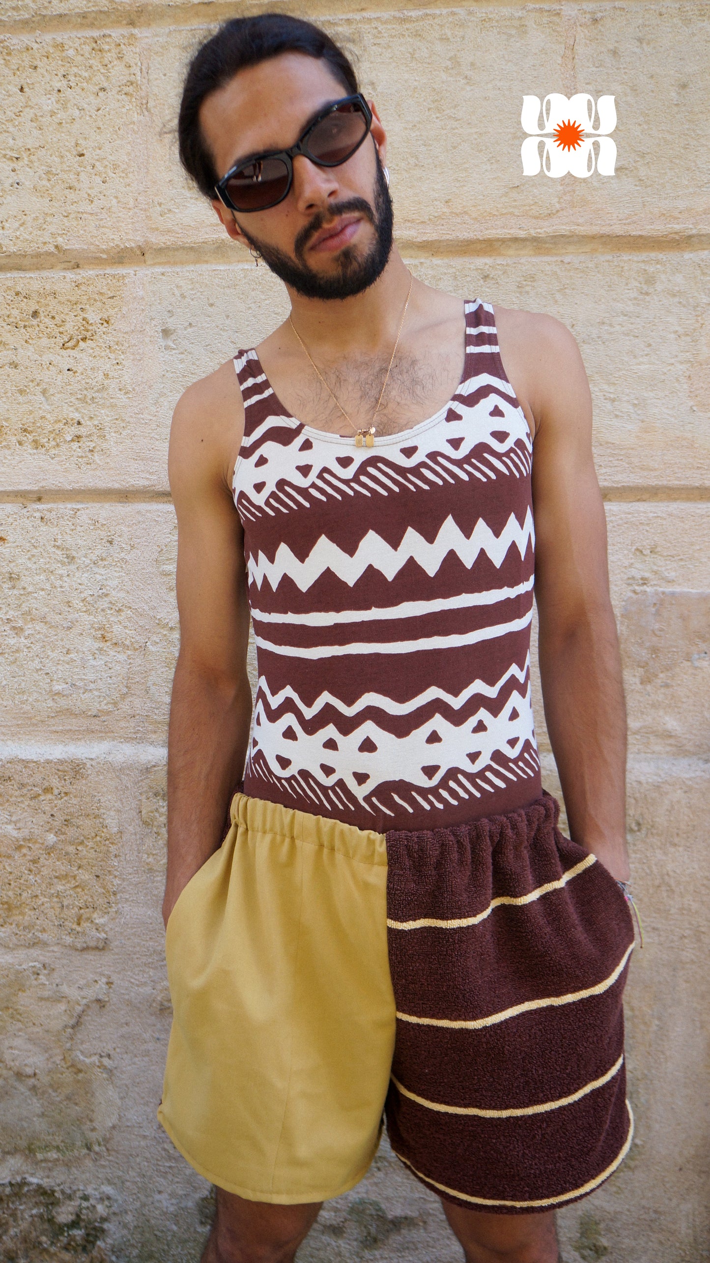 La Chemise Club Studio x Hulala • Short Hulala marron