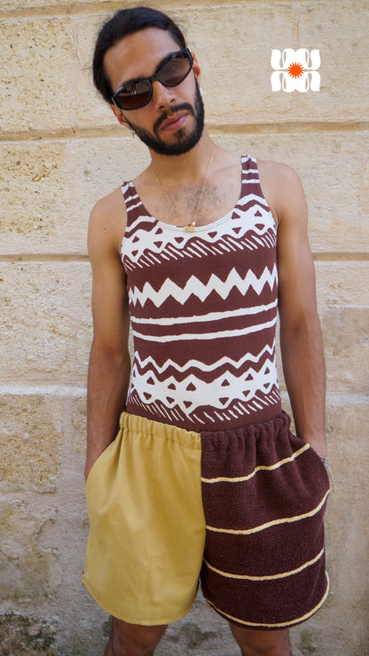 La Chemise Club Studio x Hulala • Short Hulala marron