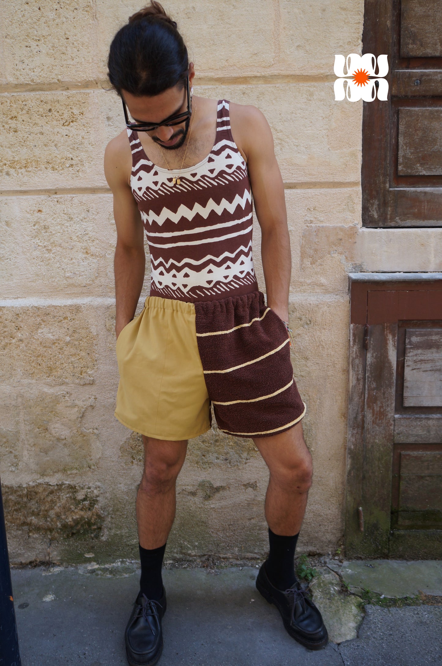 La Chemise Club Studio x Hulala • Short Hulala marron