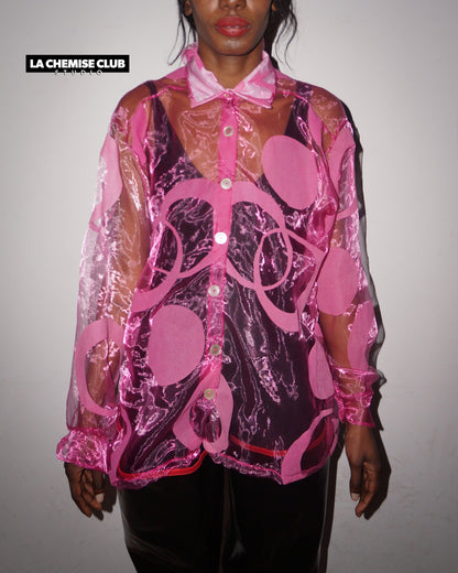 La Chemise Club Studio • Transparente cercles roses