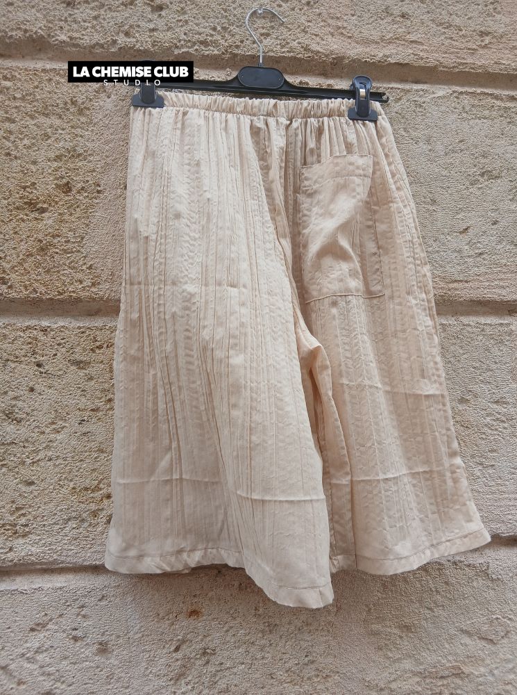 Bermuda long Crème • La Chemise Club Studio