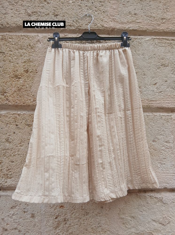 Bermuda long Crème • La Chemise Club Studio