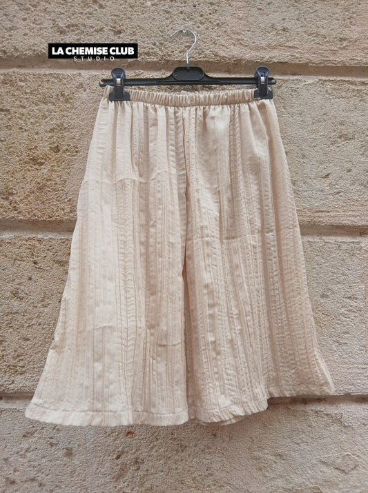 Bermuda long Crème • La Chemise Club Studio