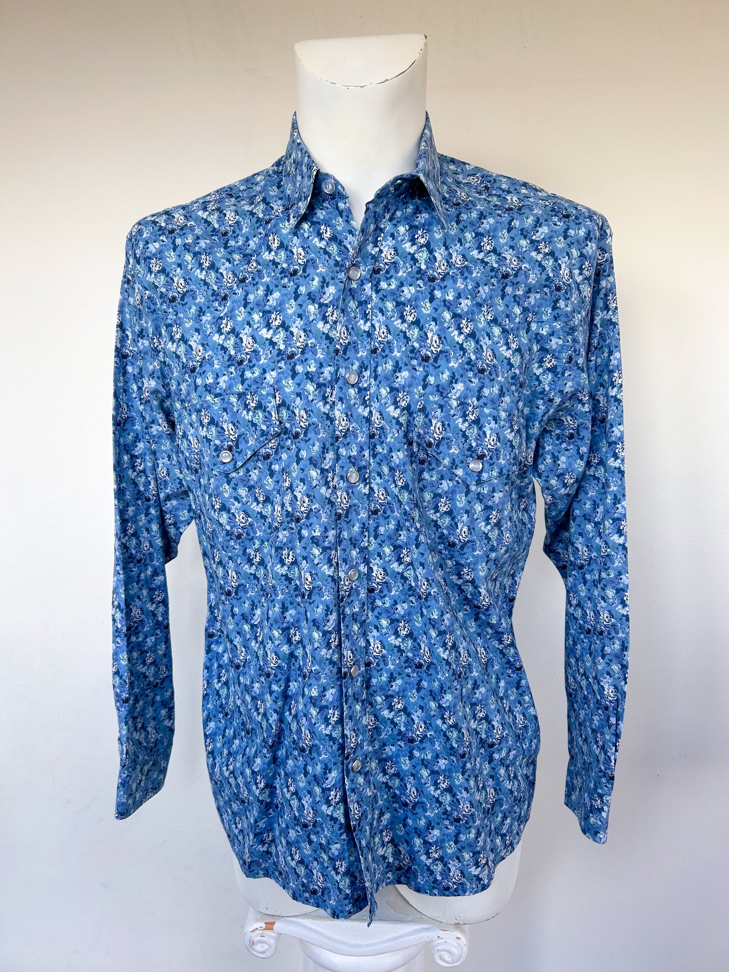 Chemise Blue Flowers