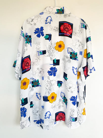 Chemise Feuilles en Fleurs