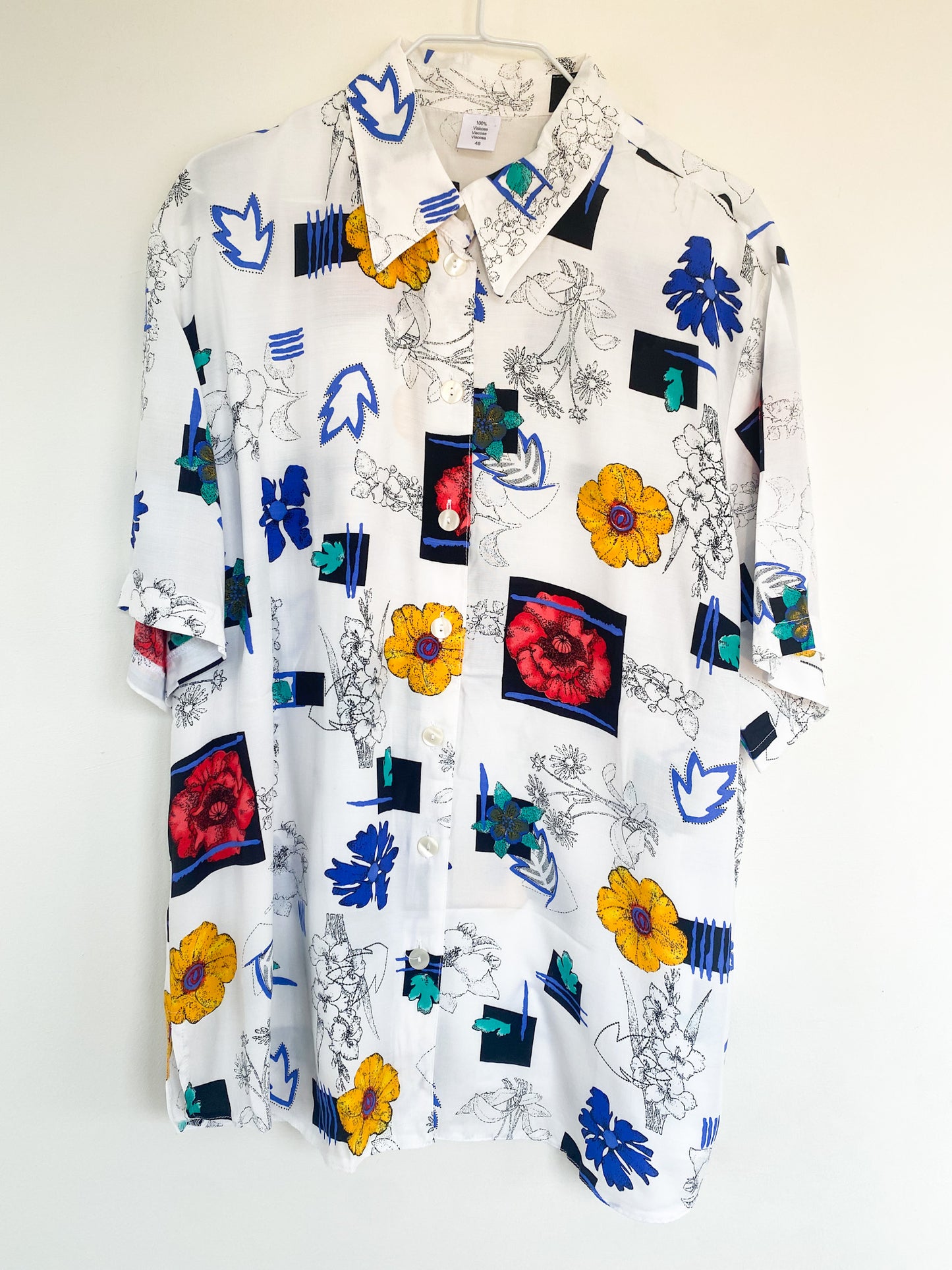Chemise Feuilles en Fleurs