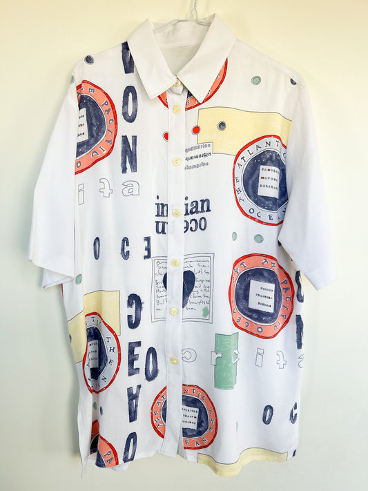 Chemise White Ocean