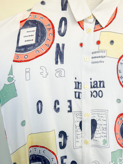 Chemise White Ocean