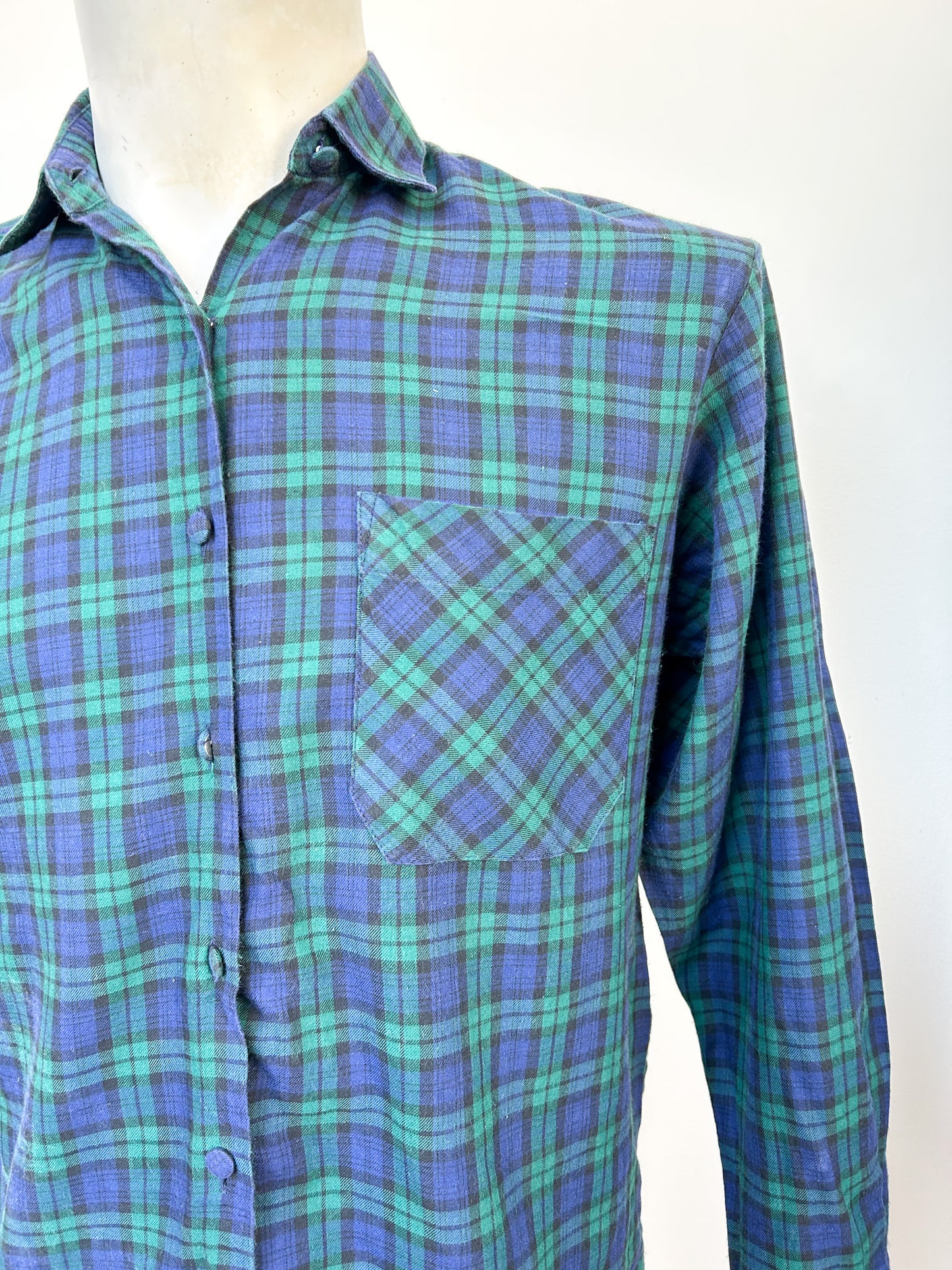 Chemise Écosse green