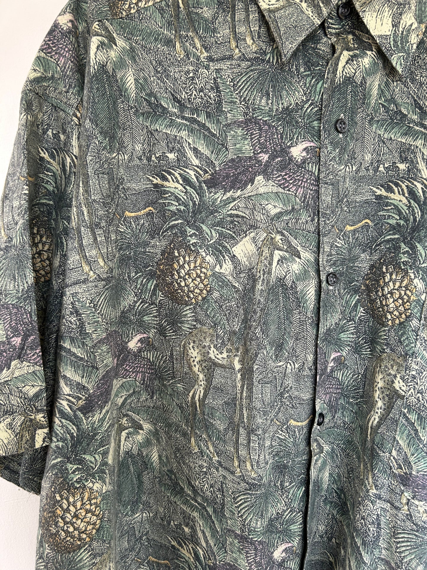 Chemise jungle ananas