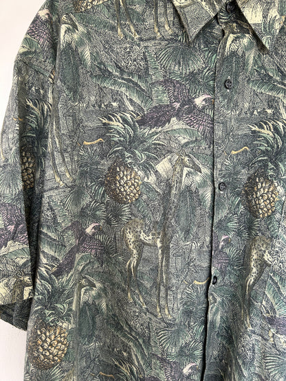 Chemise jungle ananas