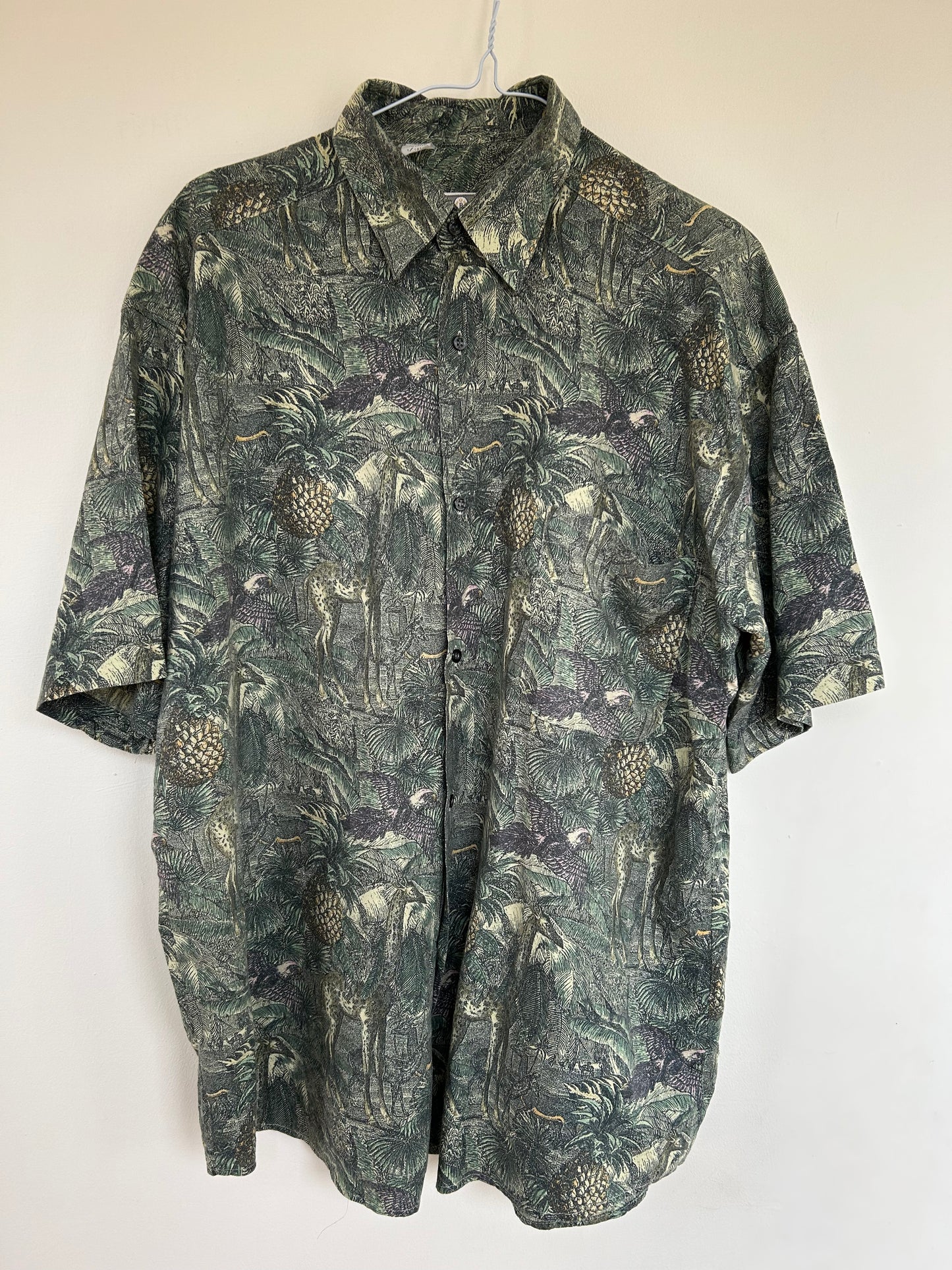 Chemise jungle ananas