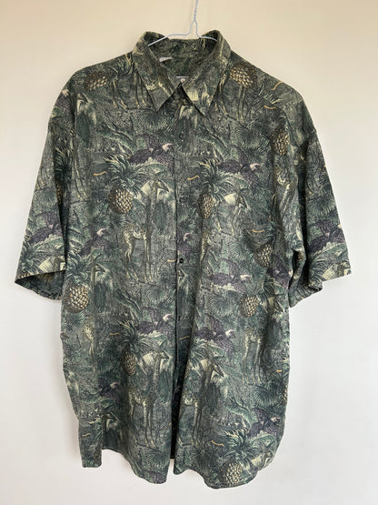 Chemise jungle ananas
