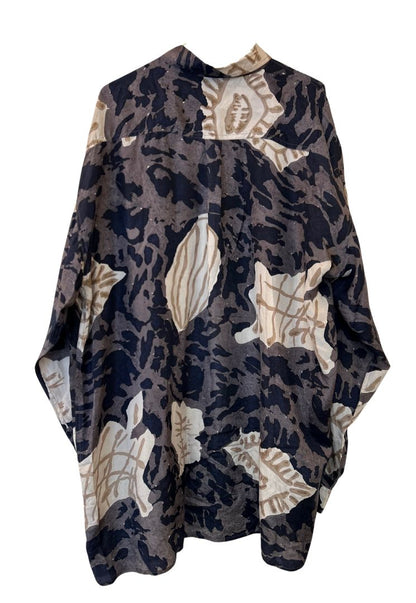 Chemise soie coquillages