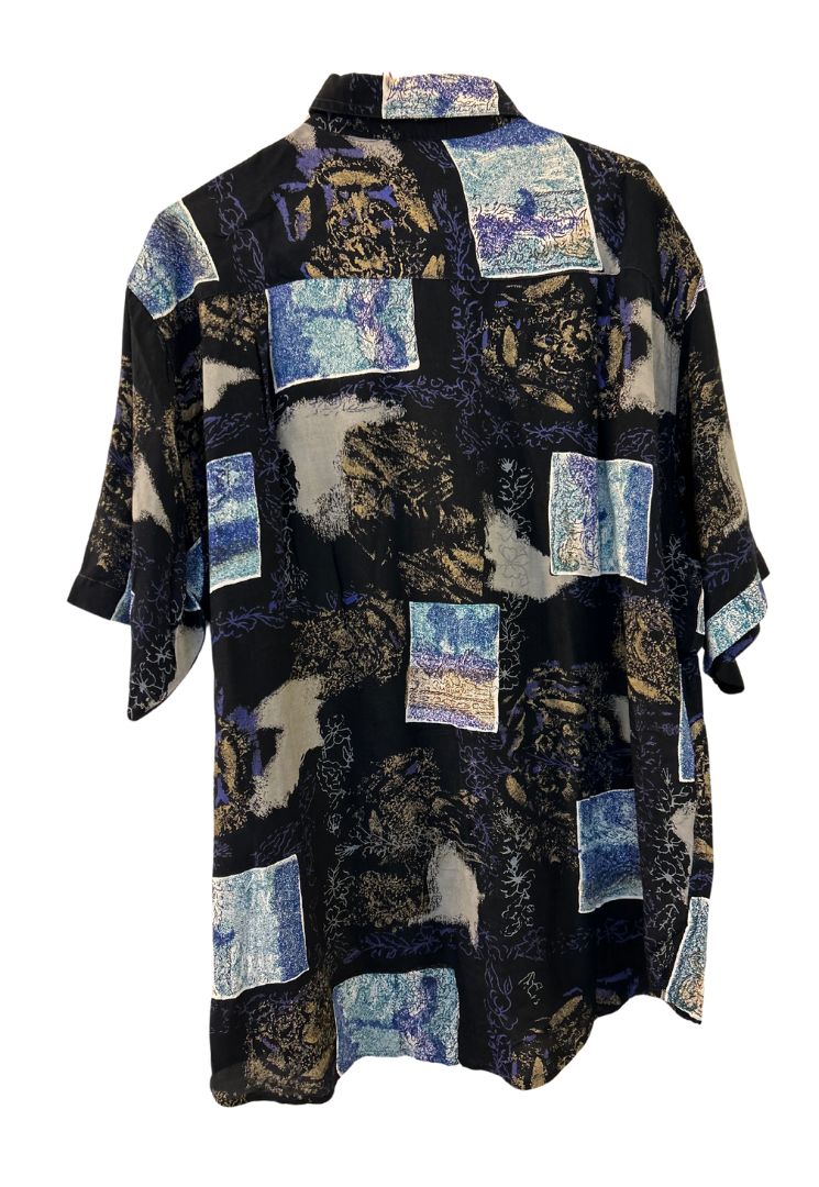 Chemise metallo nero