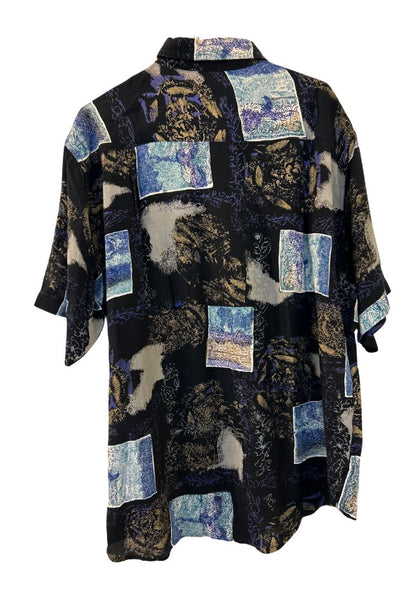 Chemise metallo nero