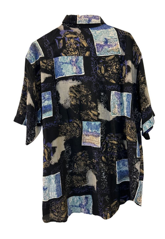 Chemise metallo nero