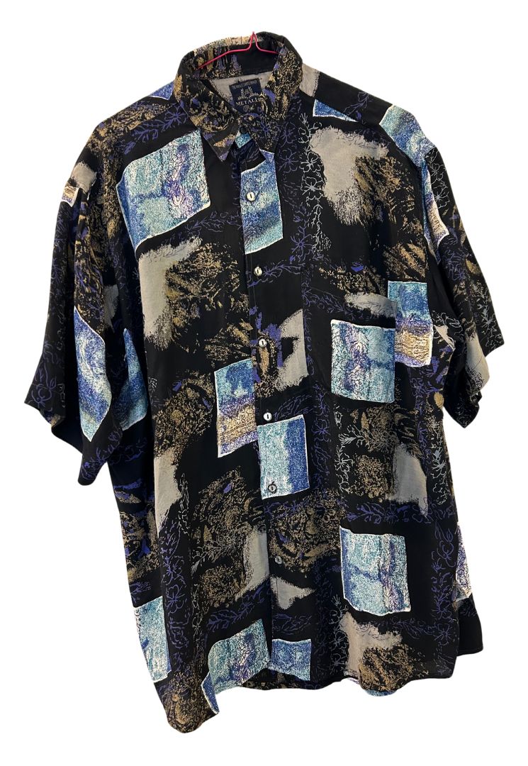 Chemise metallo nero