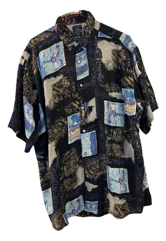 Chemise metallo nero